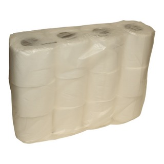 Туалетная бумага Обезличенная белая 2сл 12рул (8)